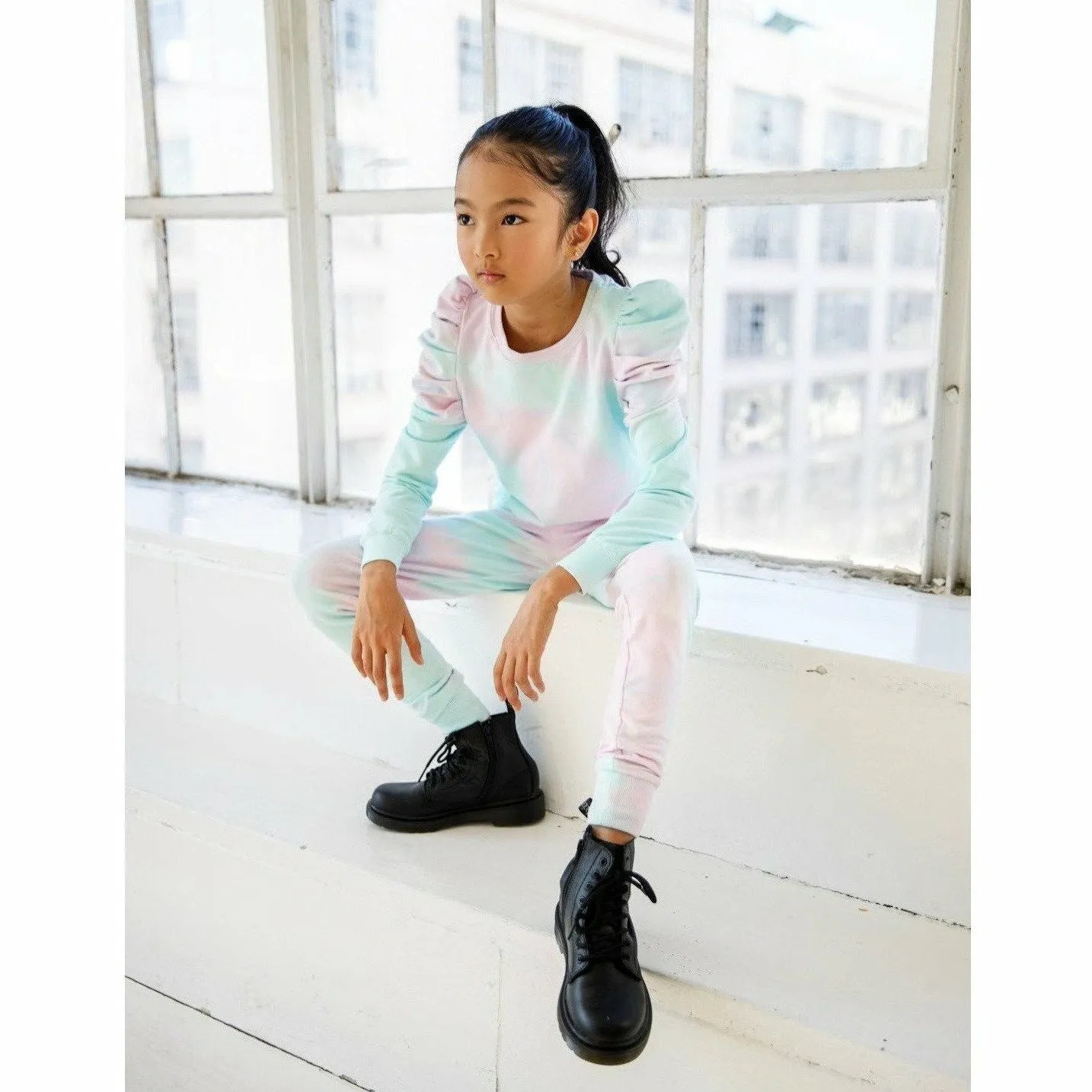 Organic Jolie Set Cotton Candy Tie Dye