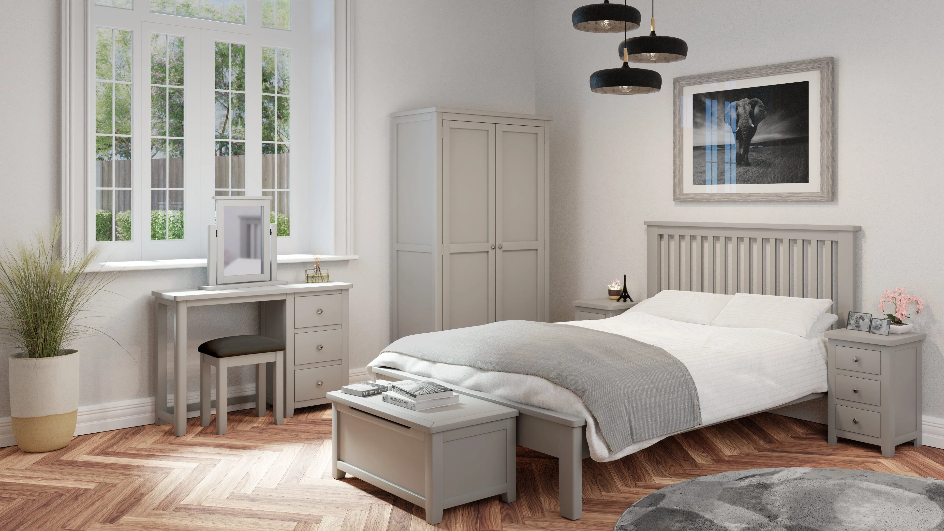 Oxford Dressing Table Grey