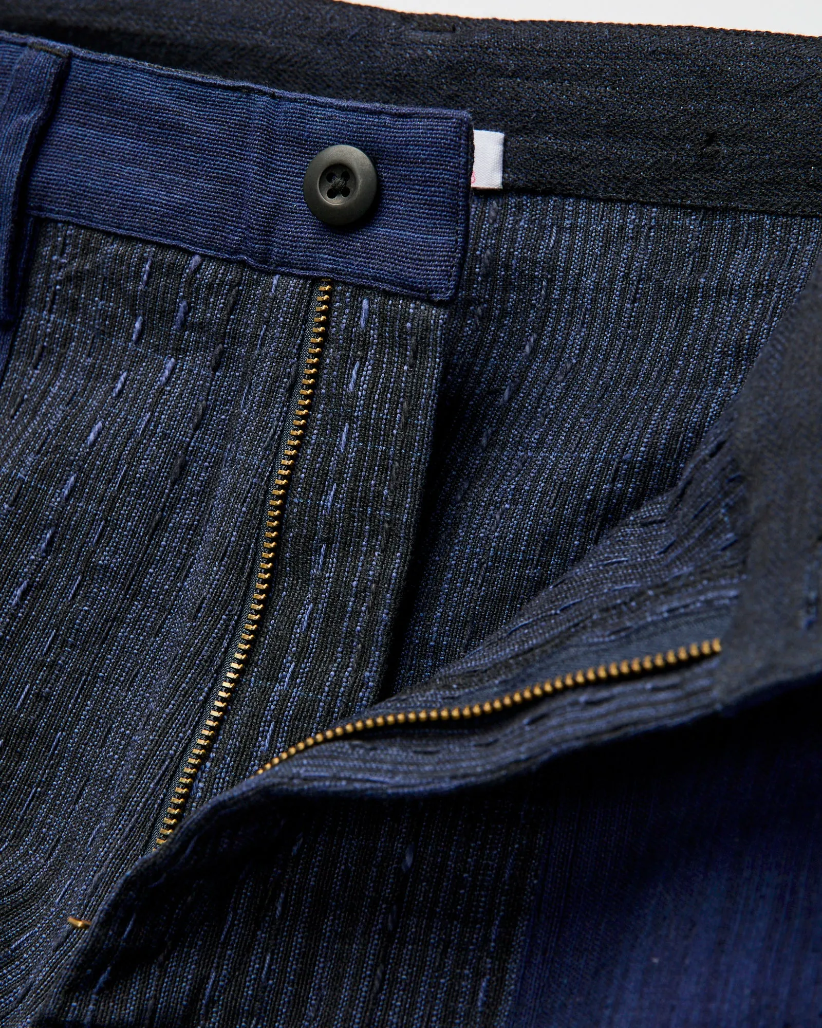 Patchwork Stitch Isaac Pants in Indigo Iron Spacedye