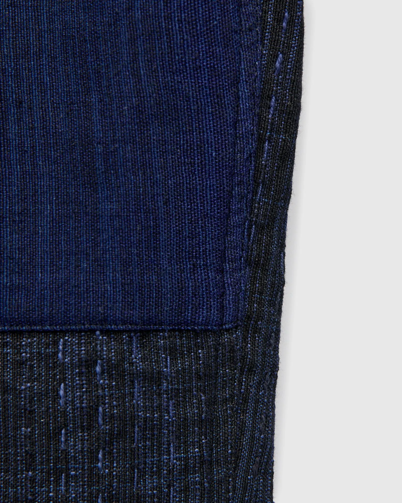 Patchwork Stitch Isaac Pants in Indigo Iron Spacedye