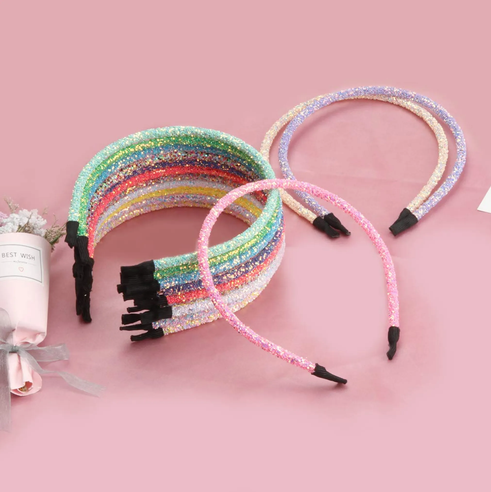 Pink | Glitter Headband