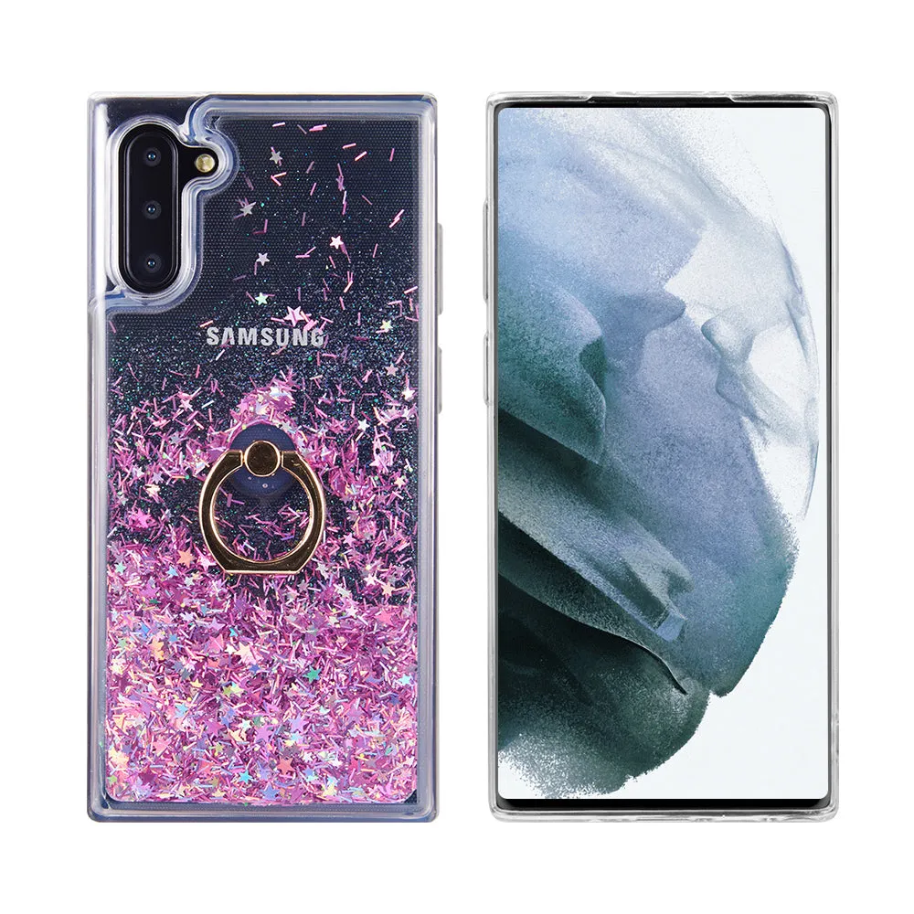 Pink Waterfall Glitter Case for Galaxy S22 Series