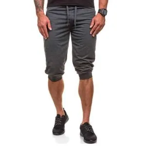 Pure Color Casual Sports Pants - Jet Gray 2xl