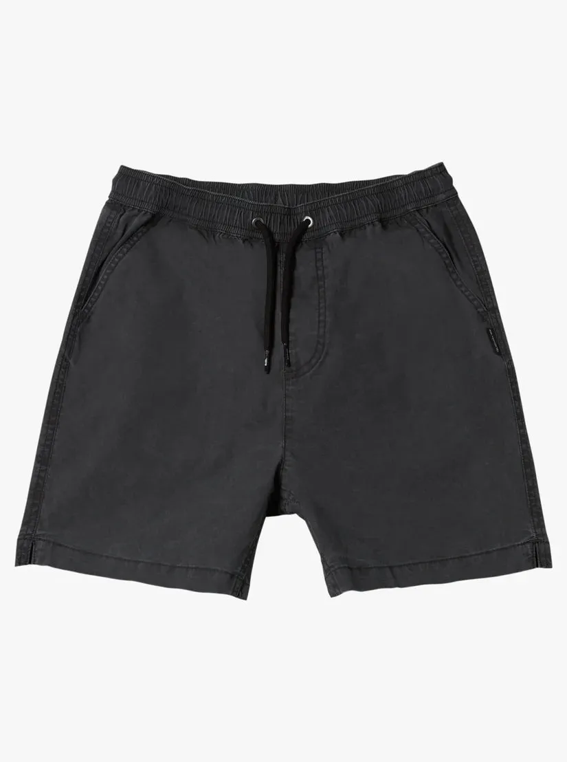Quiksilver Boys 2-7 Taxer Elastic Waist Shorts - Black