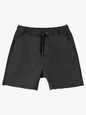 Quiksilver Boys 2-7 Taxer Elastic Waist Shorts - Black