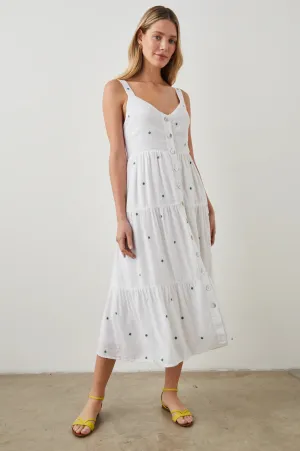 Rails - Violet Dress - Green Daisy Embroidery