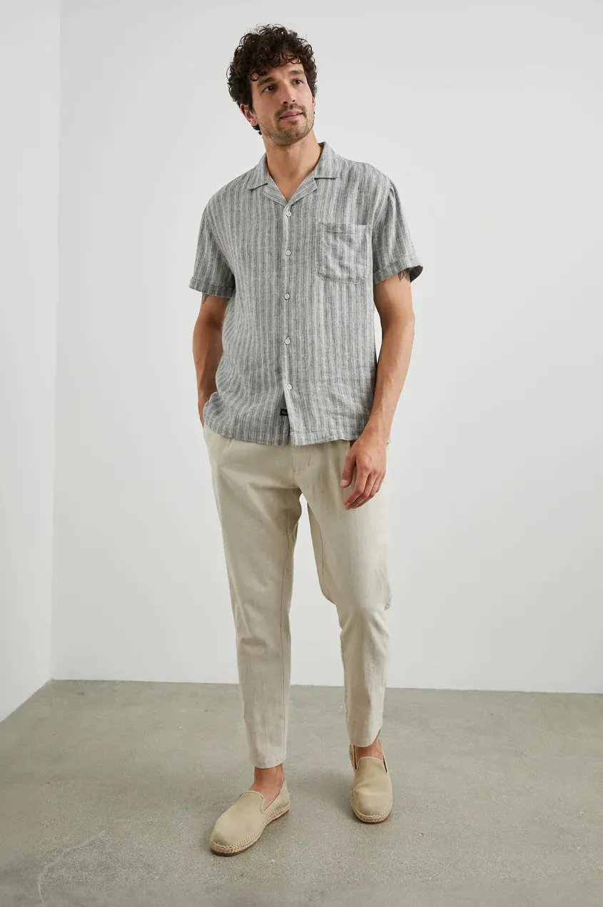Rails - Waimea Shirt - Quinoa Navy Stripe