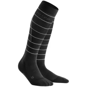 Reflective Compression Tall Socks