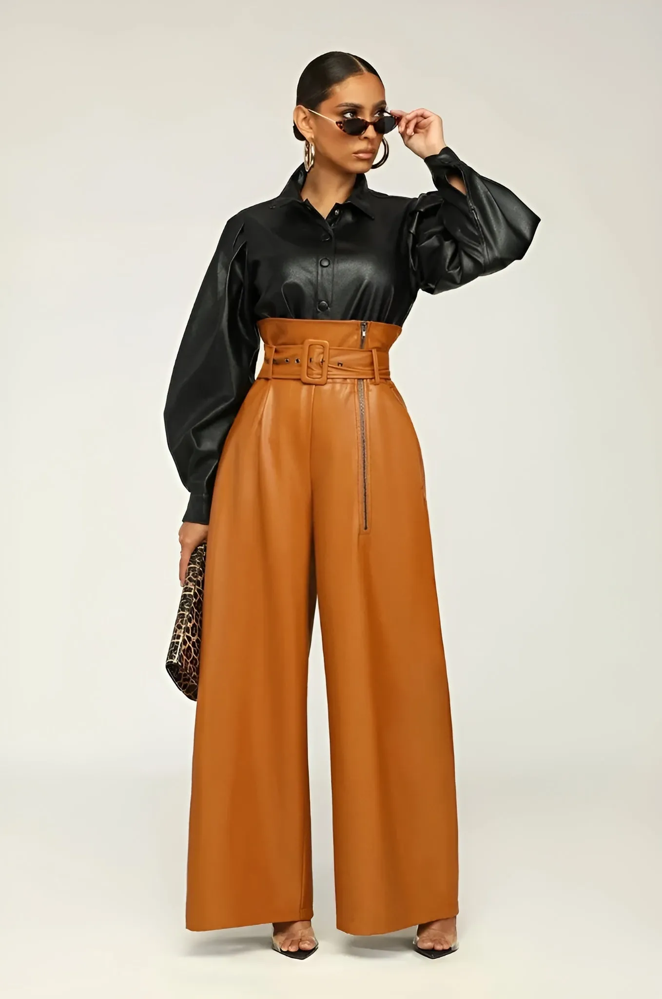 Rowy™ | Vegan Leather Pants