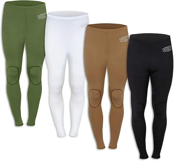 RYNOSKIN Hunting and Outdoor Clothing Base Layer Protection Camping Fishing Hunting Activities for Men Women & Kids - Pants, White, X-Small
