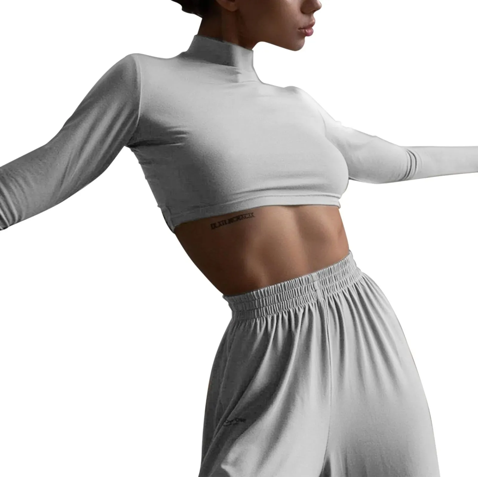 Sexy Women'S Sports Casual Suit Solid Color High Waist Slim Tight Identity Female Clothing Two Piece Set Conjuntos De Pantalones