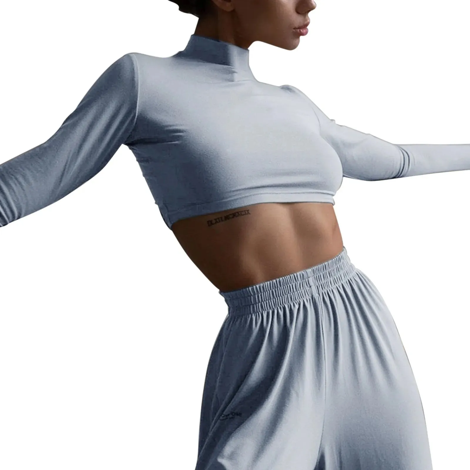 Sexy Women'S Sports Casual Suit Solid Color High Waist Slim Tight Identity Female Clothing Two Piece Set Conjuntos De Pantalones