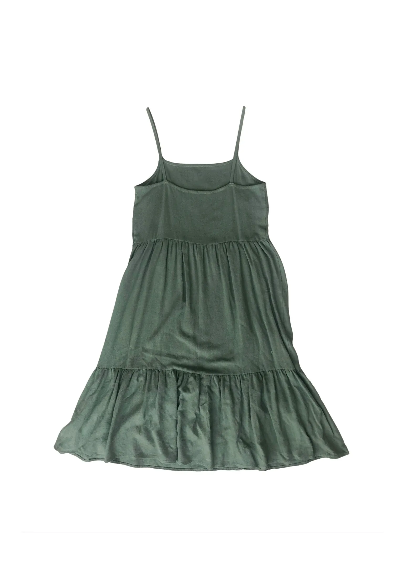 Sophie Tiered Short Dress - Sage