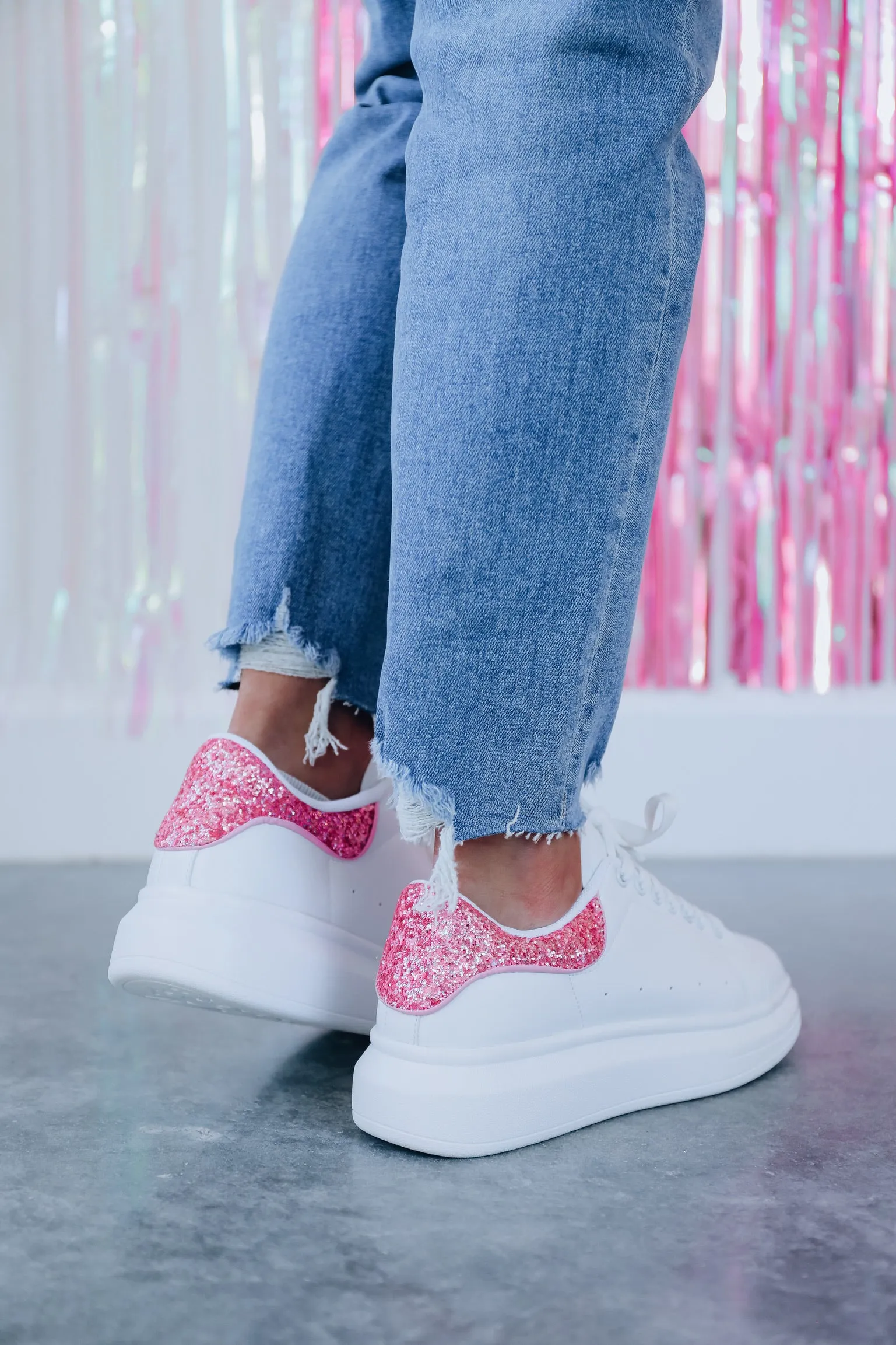 Sparkle Sneaker - Pink
