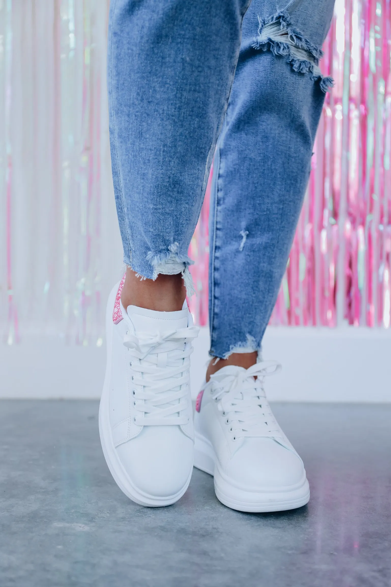 Sparkle Sneaker - Pink