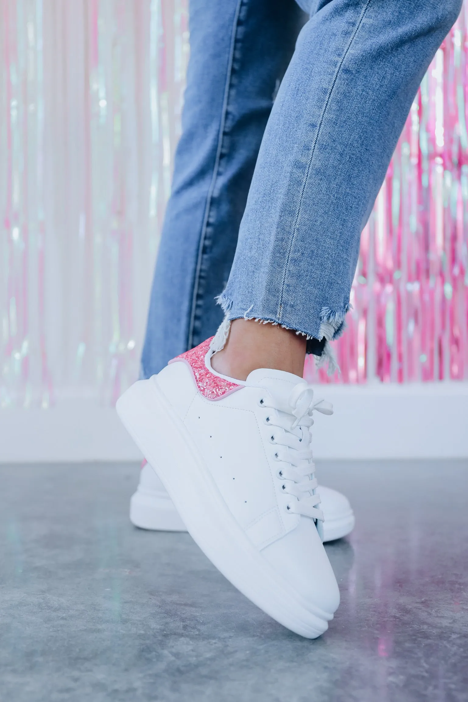 Sparkle Sneaker - Pink