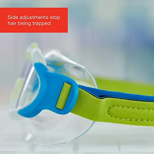 Speedo Tots Sea Squad Mask Goggles,Blue/Green,2-6 years