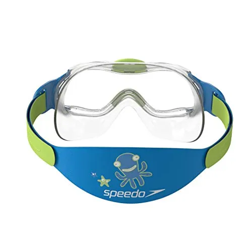 Speedo Tots Sea Squad Mask Goggles,Blue/Green,2-6 years