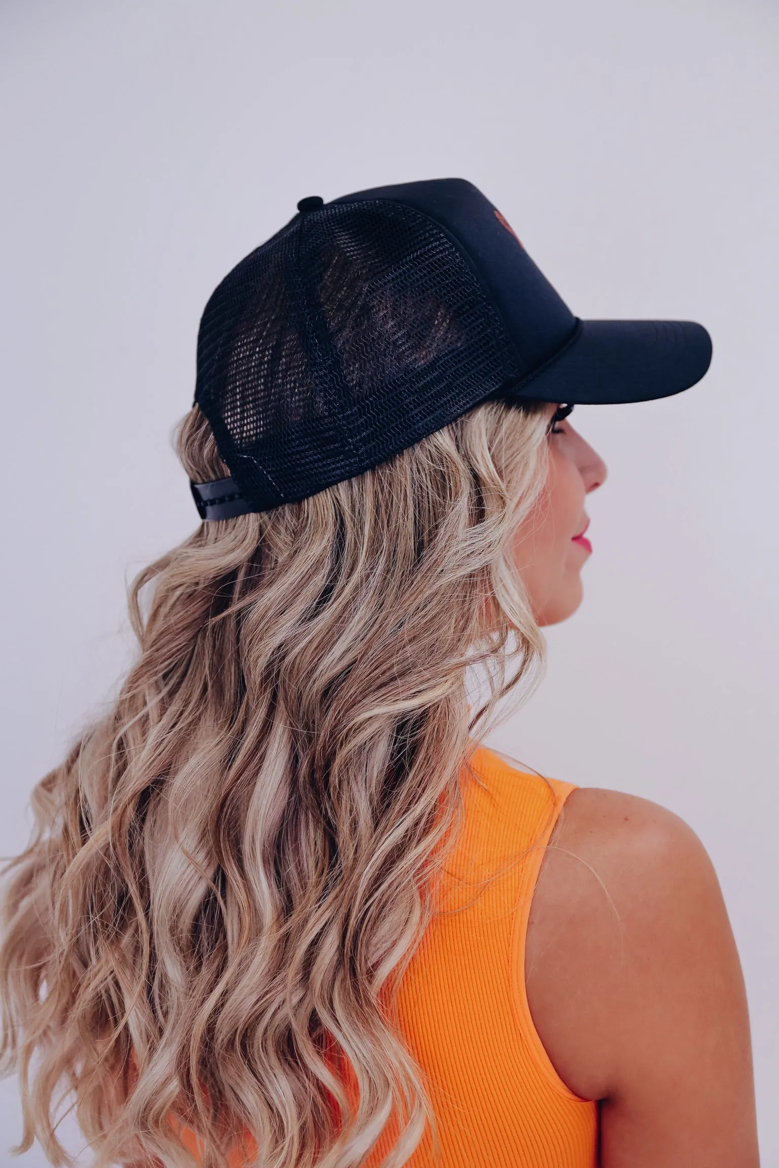 Spice Girl Trucker Hat - Black