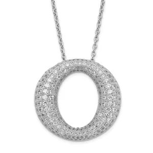 Sterling Silver Cubic Zirconia Necklace