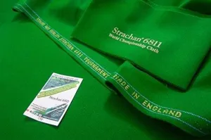 Strachan "6811 Tournament 30 oz" Snooker Cloth (12ft x 6ft)