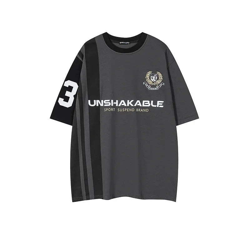 Striped Sports Jersey T-shirt