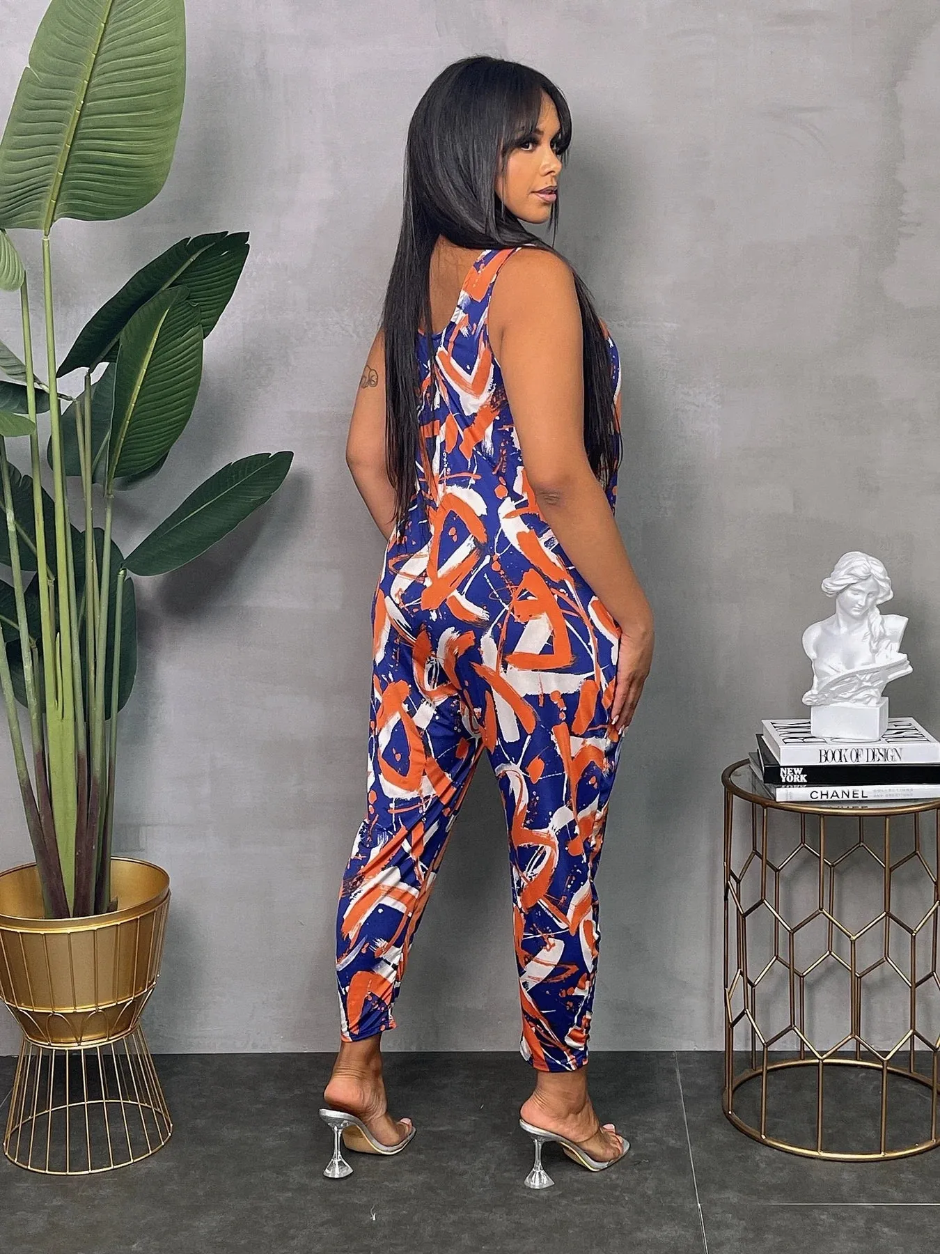 Summer Clearance! RUCHED JUMPSUIT & TUBE TOP SET (PLUS SIZE AVAILABLE)