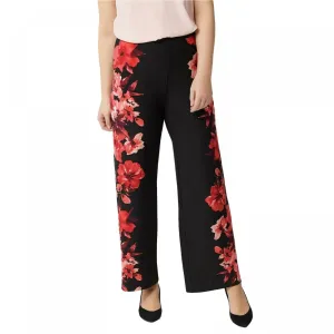 Susan Graver Women's Printed Liquid Knit Pull-On Palazzo Pants