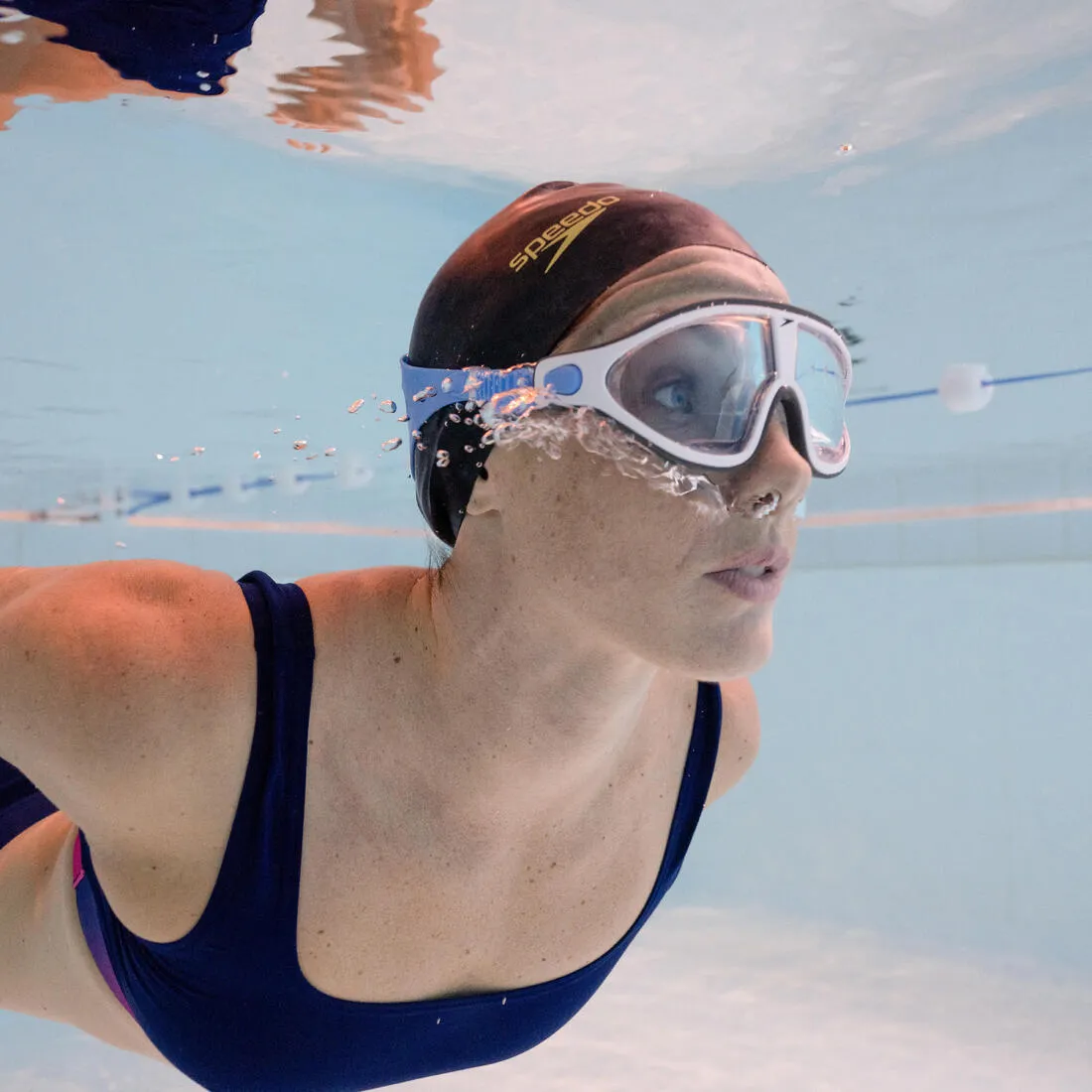 Swim Mask Goggles Rift - Light Blue