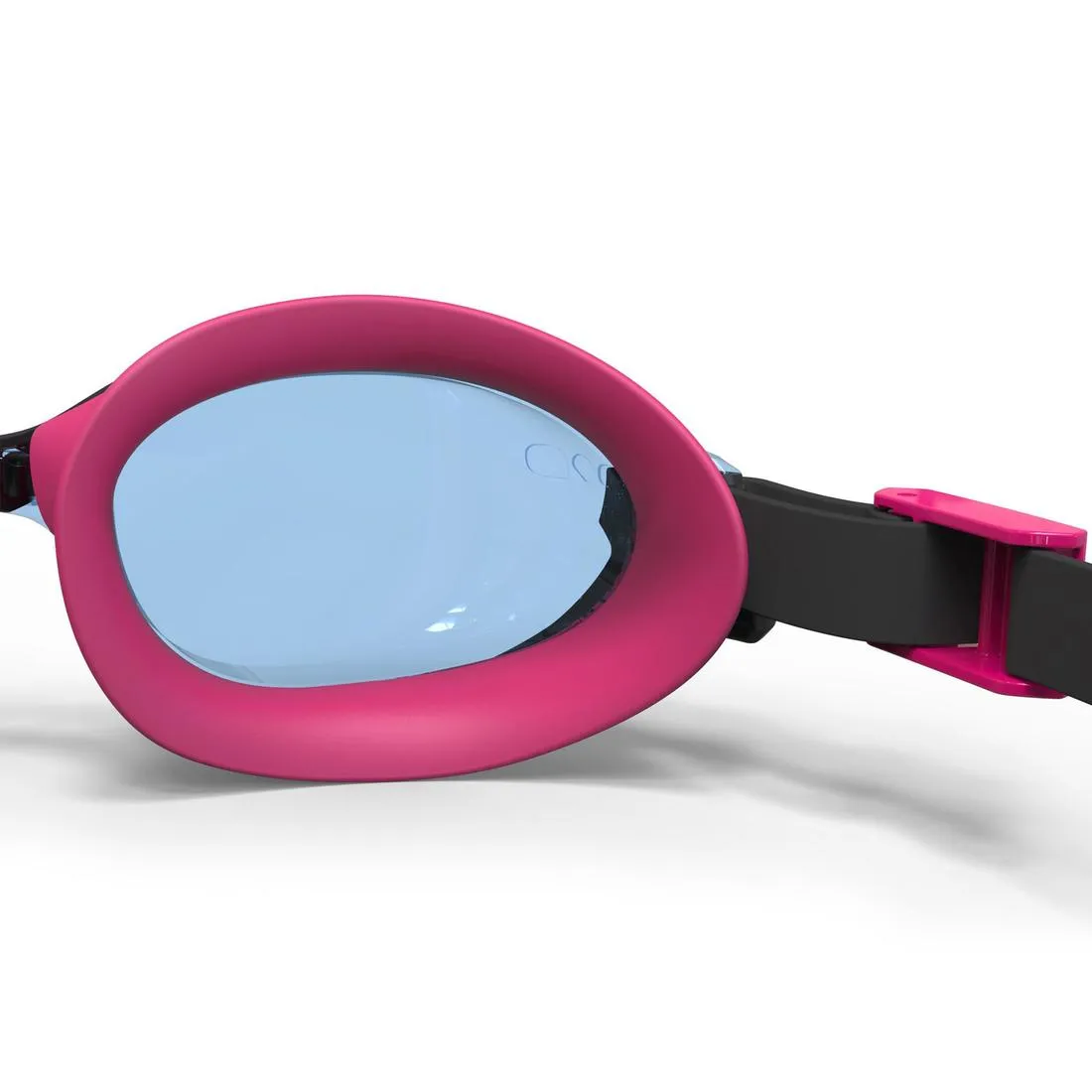 SWIMMING GOGGLES BFIT CLEAR LENSES - BLUE / PINK