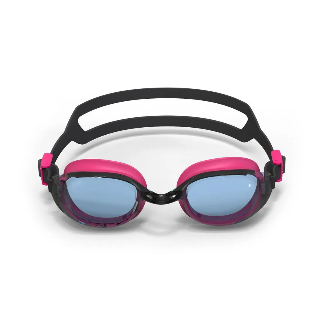 SWIMMING GOGGLES BFIT CLEAR LENSES - BLUE / PINK