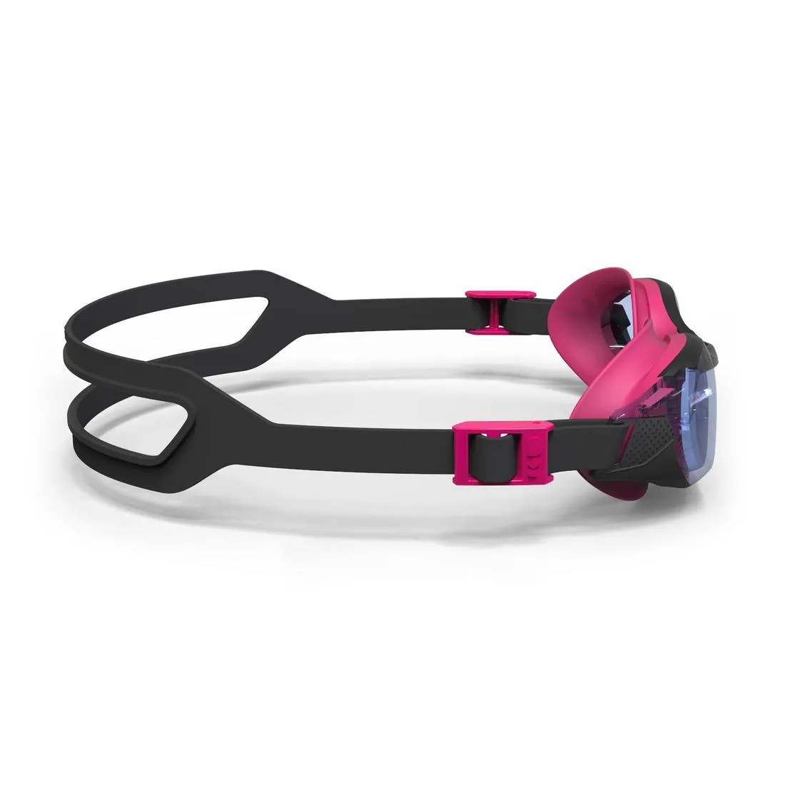 SWIMMING GOGGLES BFIT CLEAR LENSES - BLUE / PINK