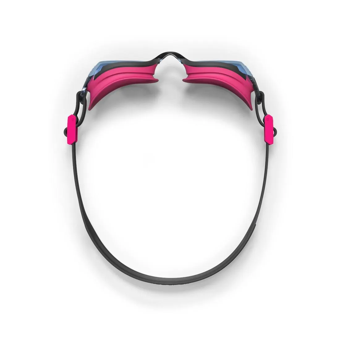 SWIMMING GOGGLES BFIT CLEAR LENSES - BLUE / PINK