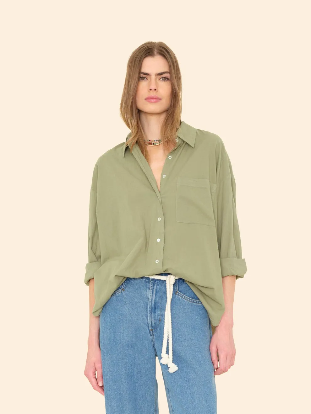 Sydney Shirt in Dark Seagrass