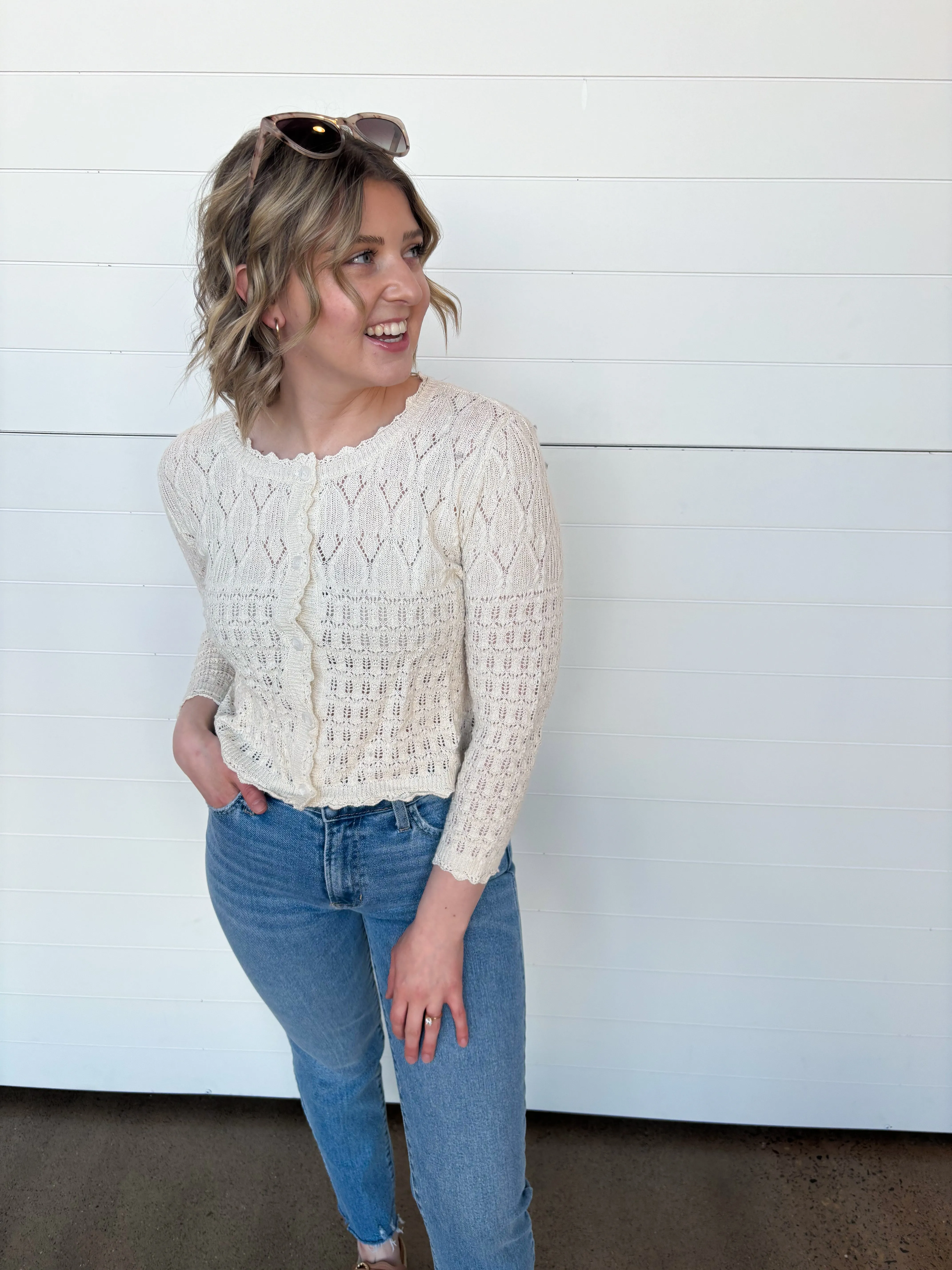 The Cardi Crochet Top
