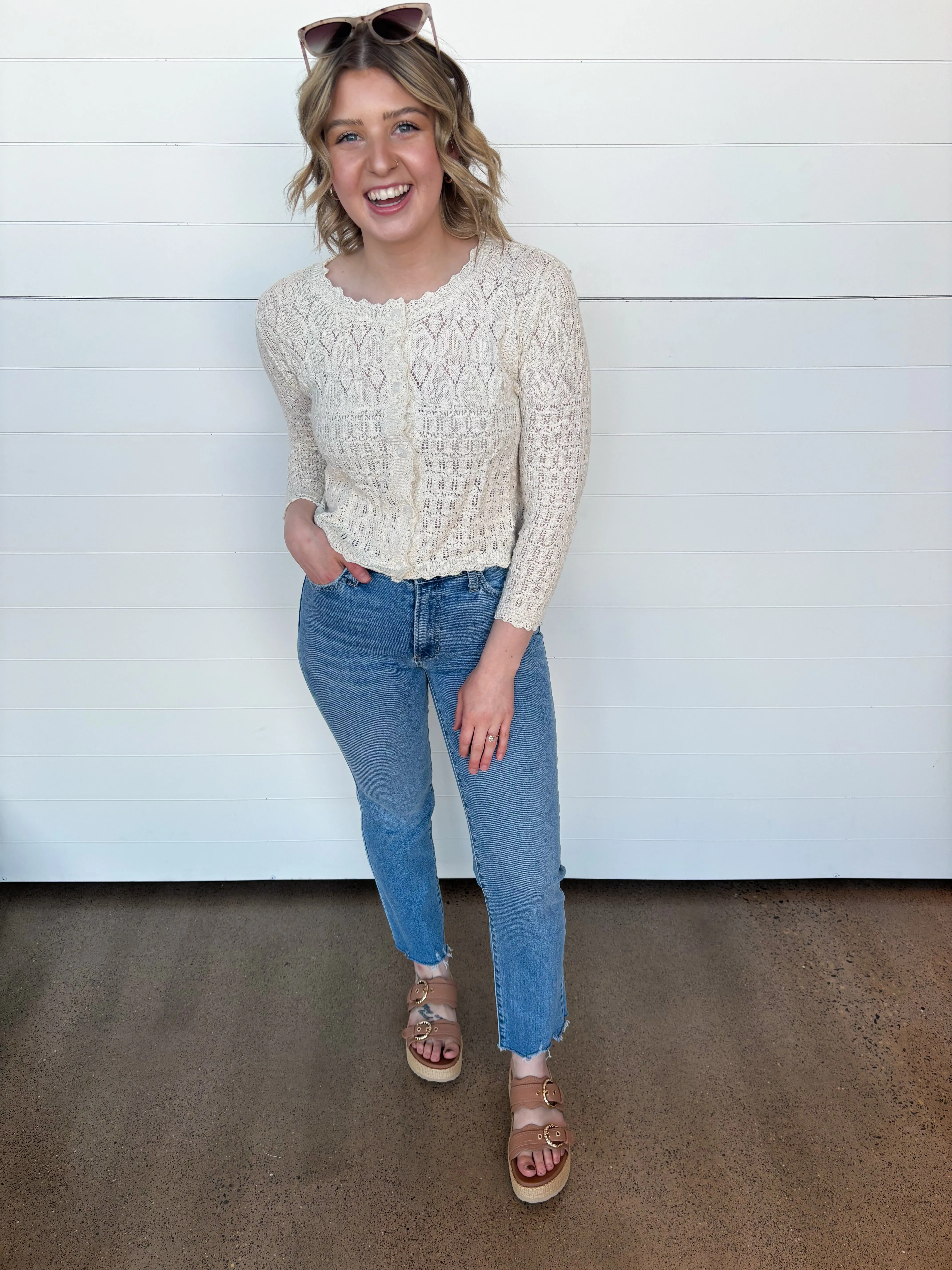 The Cardi Crochet Top
