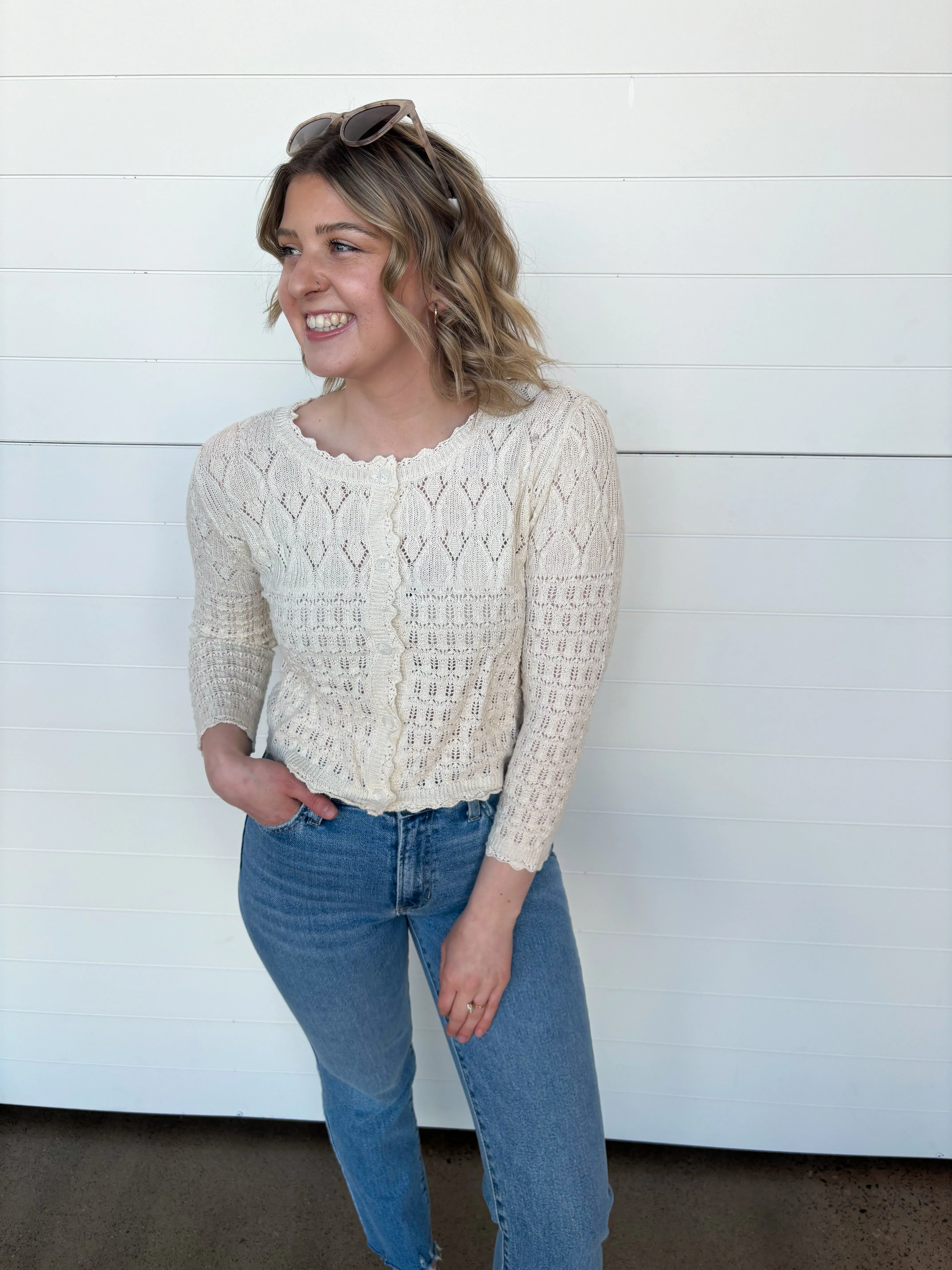 The Cardi Crochet Top