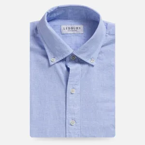 The Light Blue Barretto Cotton Linen Custom Shirt