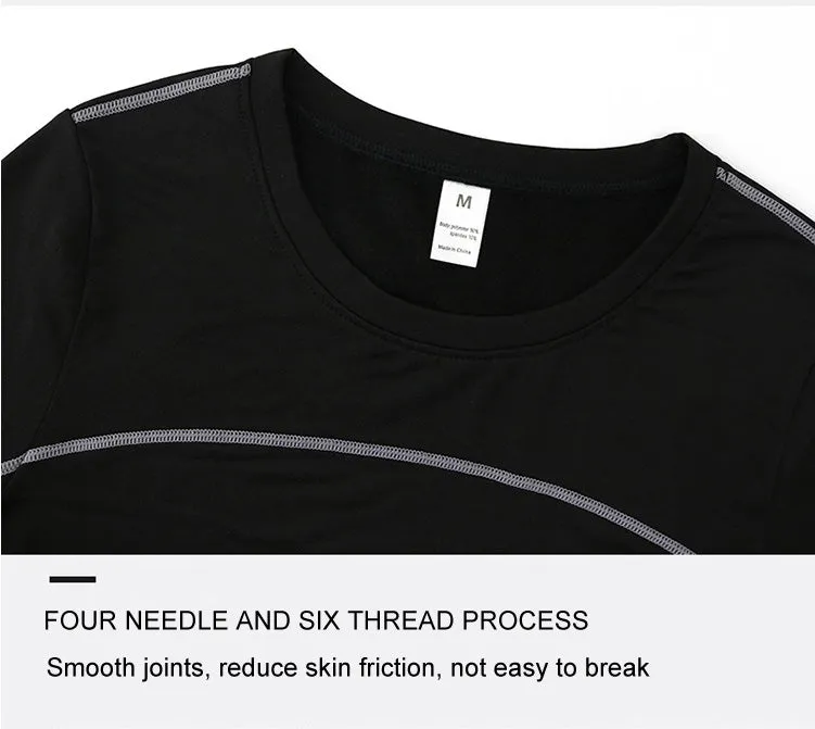 Thermal Sports Suits Women Workout Yoga Set Fitness Clothing High Waist Running Pants Gym Leggings Long Sleeve Crop Top Shirts
