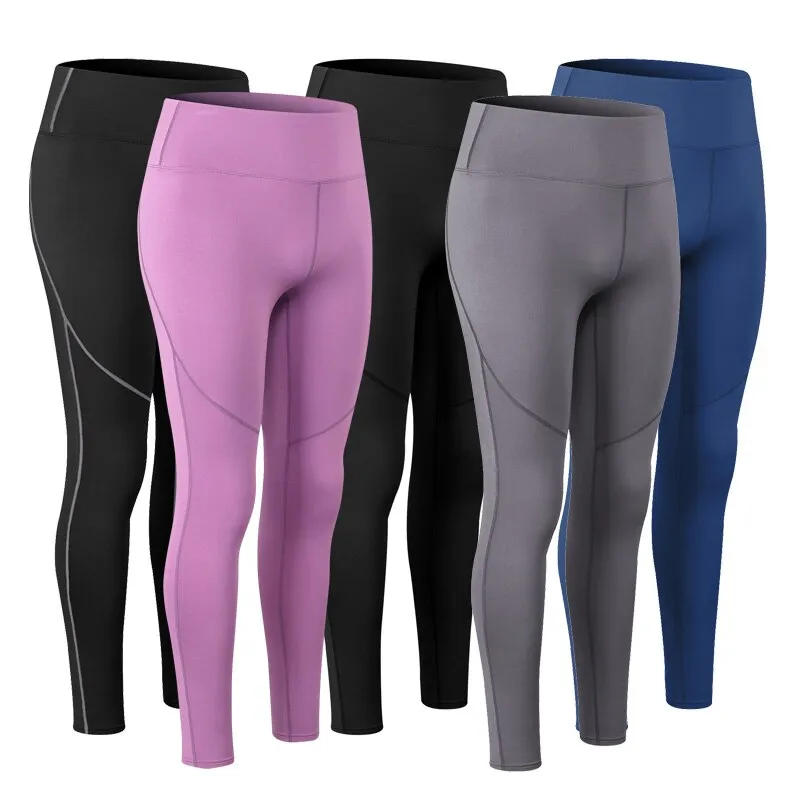 Thermal Sports Suits Women Workout Yoga Set Fitness Clothing High Waist Running Pants Gym Leggings Long Sleeve Crop Top Shirts