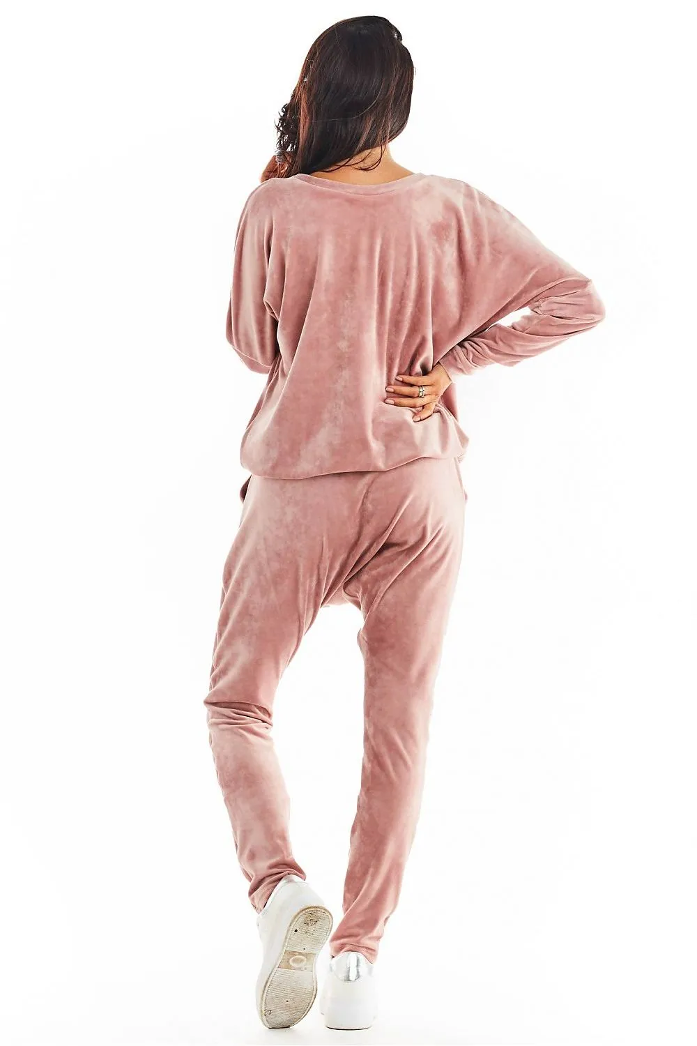 Velour Reduced Crotch Trousers