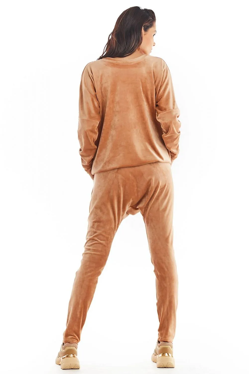 Velour Reduced Crotch Trousers