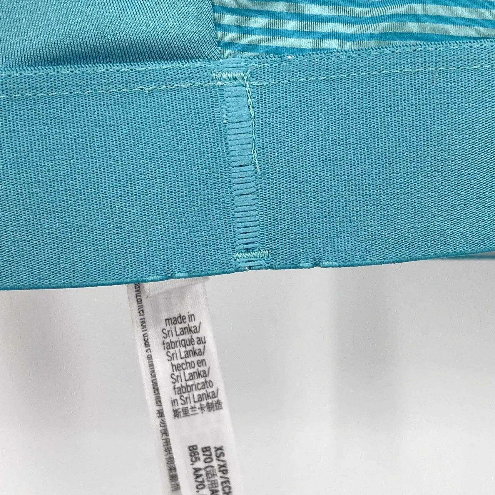 Victorias Secret Sport Aqua Racerback Sports Bra