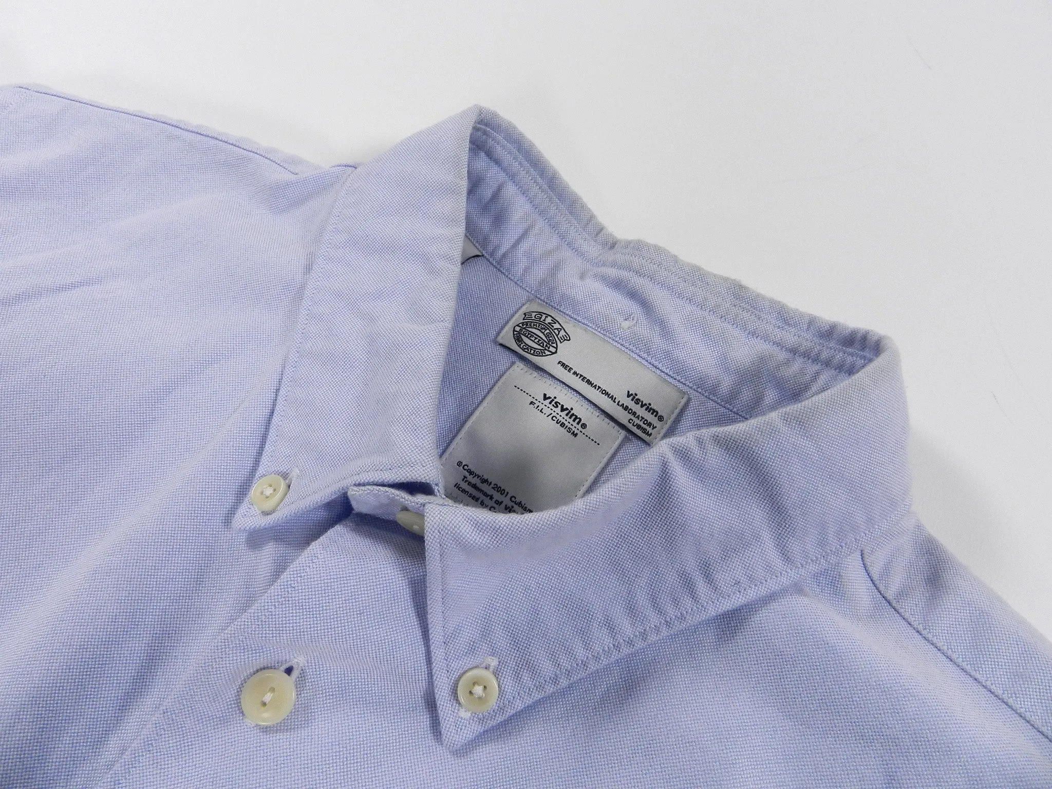 Visvim Denim Knit Pocket Button up - S
