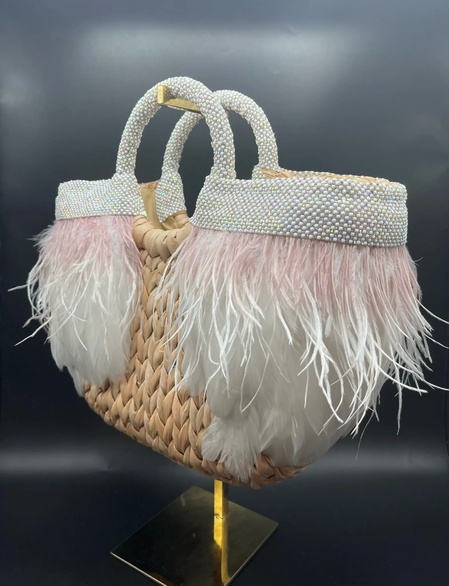 White Ombré Tote