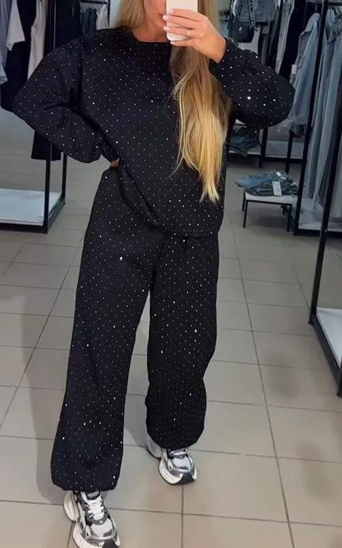 Women's Sparkly Lounge Set | Relaxed Fit & Chic Design