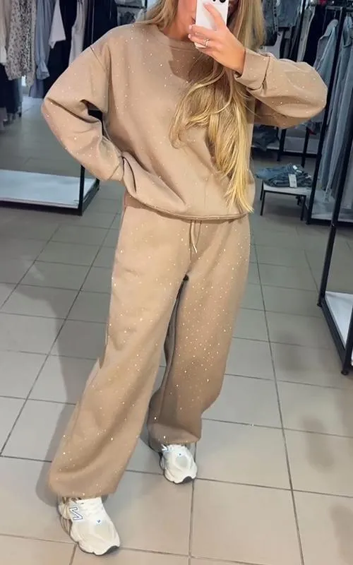 Women's Sparkly Lounge Set | Relaxed Fit & Chic Design