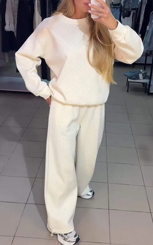 Women's Sparkly Lounge Set | Relaxed Fit & Chic Design