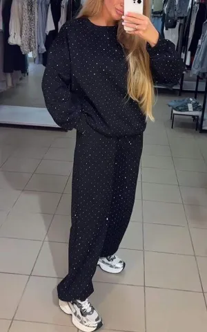 Women's Sparkly Lounge Set | Relaxed Fit & Chic Design
