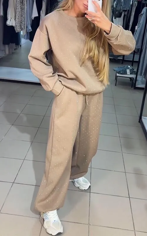 Women's Sparkly Lounge Set | Relaxed Fit & Chic Design